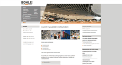 Desktop Screenshot of bohle-gruppe.com