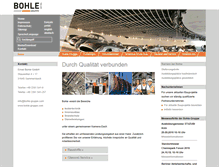 Tablet Screenshot of bohle-gruppe.com